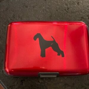 Airedale Terrier credit card case